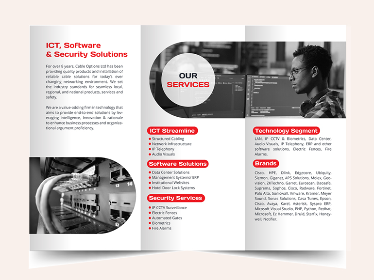 brochure design it company