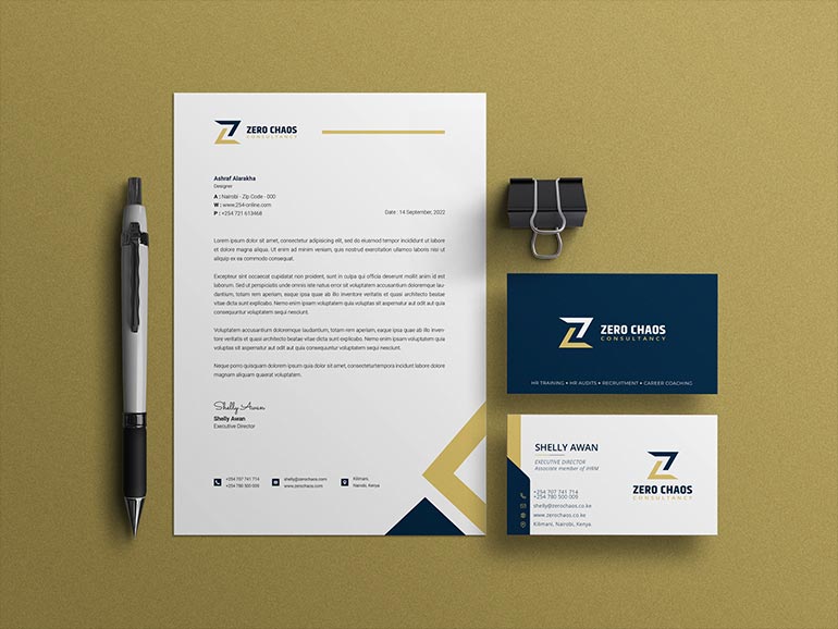 zero-chaos-business-card-and-letterhead